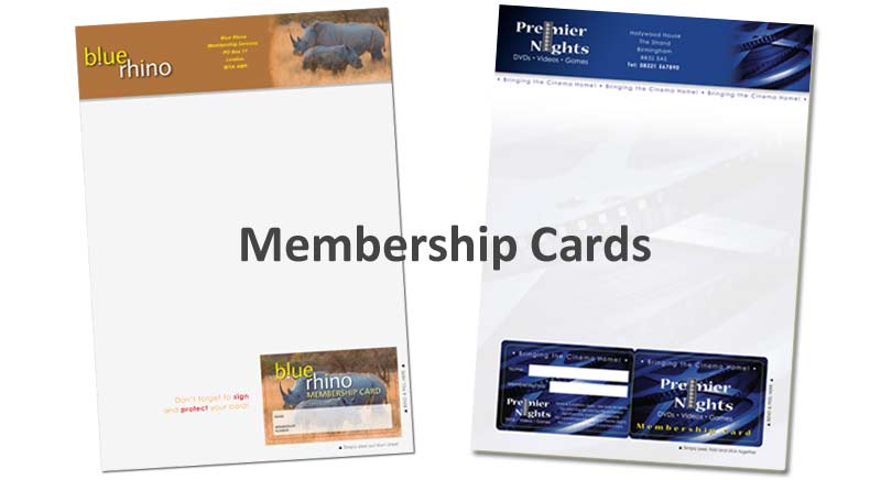 Membership Card Printing