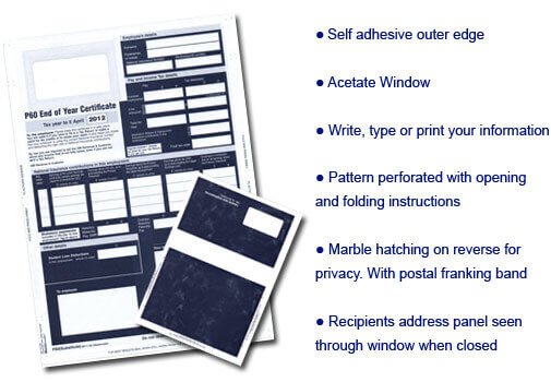 p60 mailers P60 year end Mailers